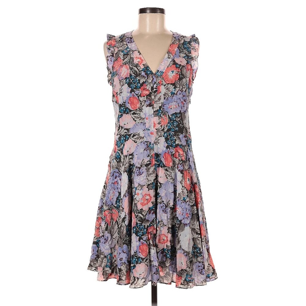 Rebecca Taylor Silk Fit and Flare Knee Lenght Dress Size 0